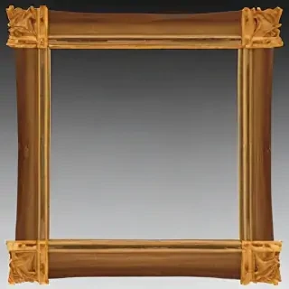 wooden picture frame png