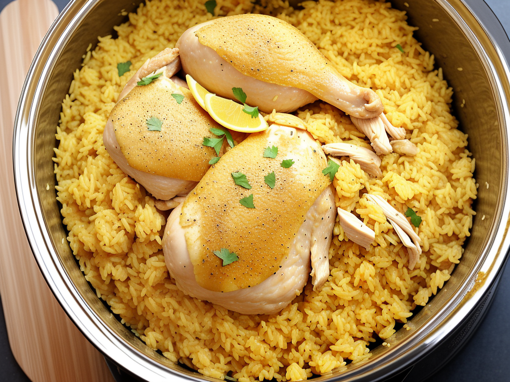 chicken yellow rice slow cooker