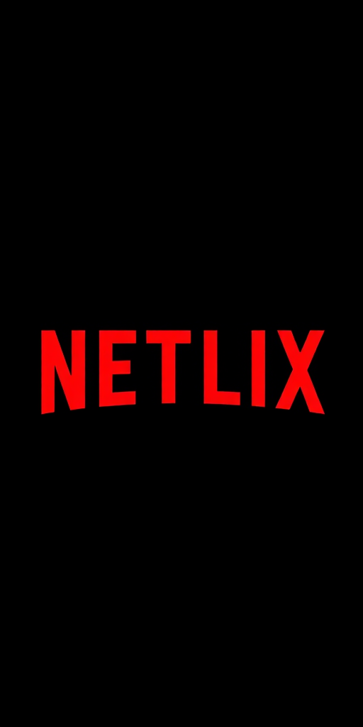 Capture a high-resolution image of the Netflix logo against a solid black background, using a Canon EOS R5 camera, with a 50mm lens at f/1.8, ISO 100, shutter speed 1/100 sec, in a centered composition and professionally lit to enhance the vibrancy of the red lettering.