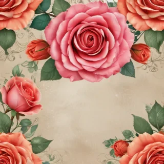 rose border png