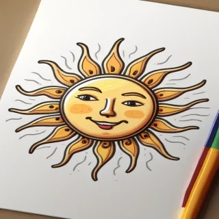 sun doodle