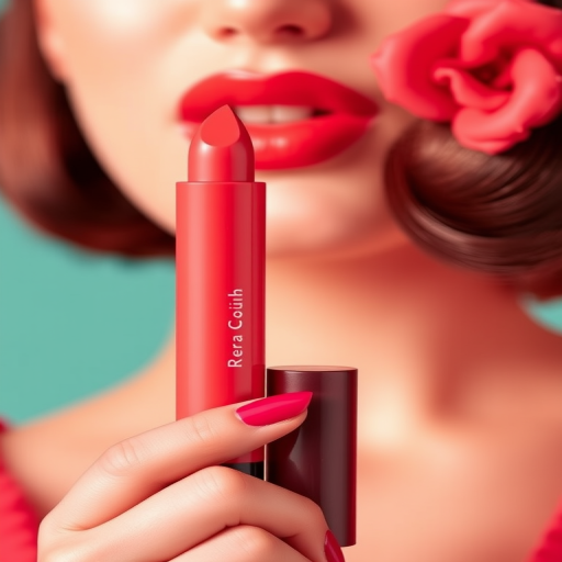 Retro "Coral Crush" lip crayon offering buildable coverage with a semi-matte finish, inspired by vintage pinup aesthetics and featuring a convenient twist-up applicator