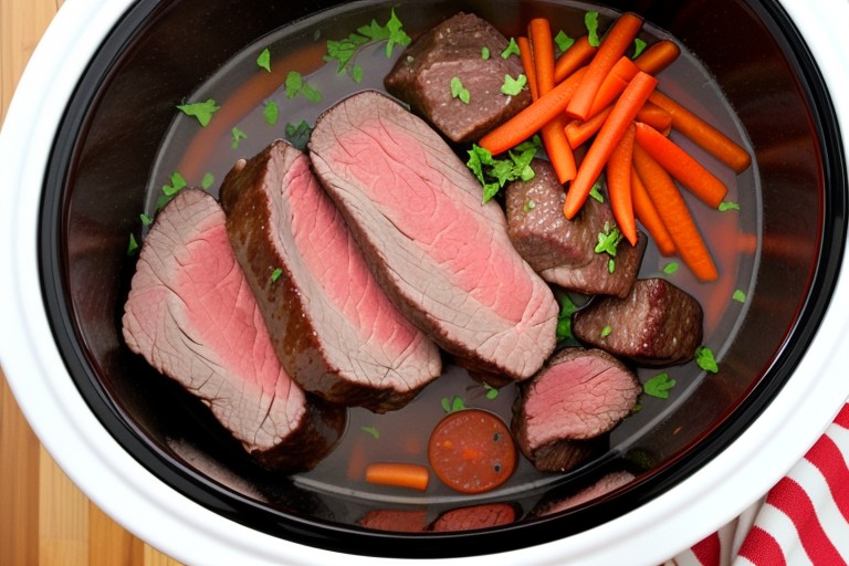 beef sirloin tip roast crock pot
