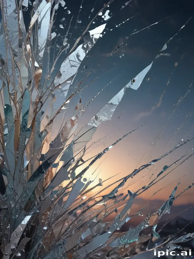 wallpaper broken glass