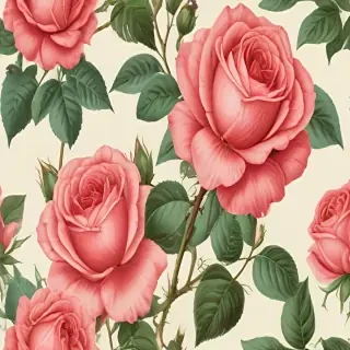 vintage rose illustration