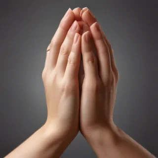 pray hands png