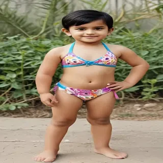indian kid bikini