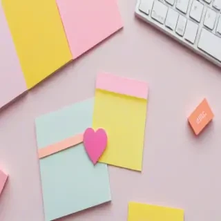 aesthetic cute sticky note png