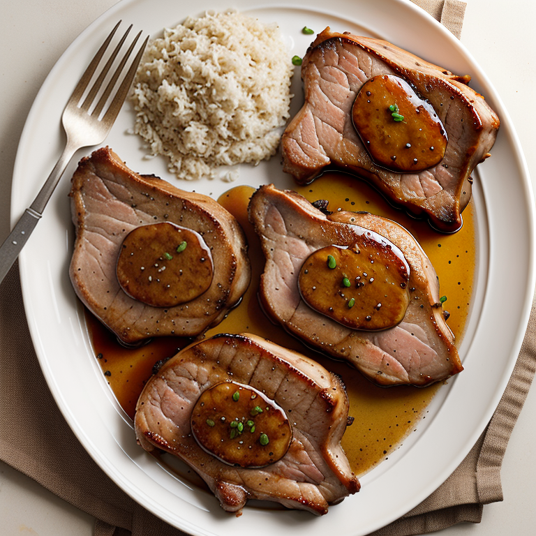3-ingredient brown sugar pork chops