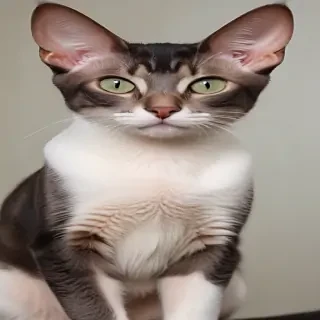oriental bicolor cat breed