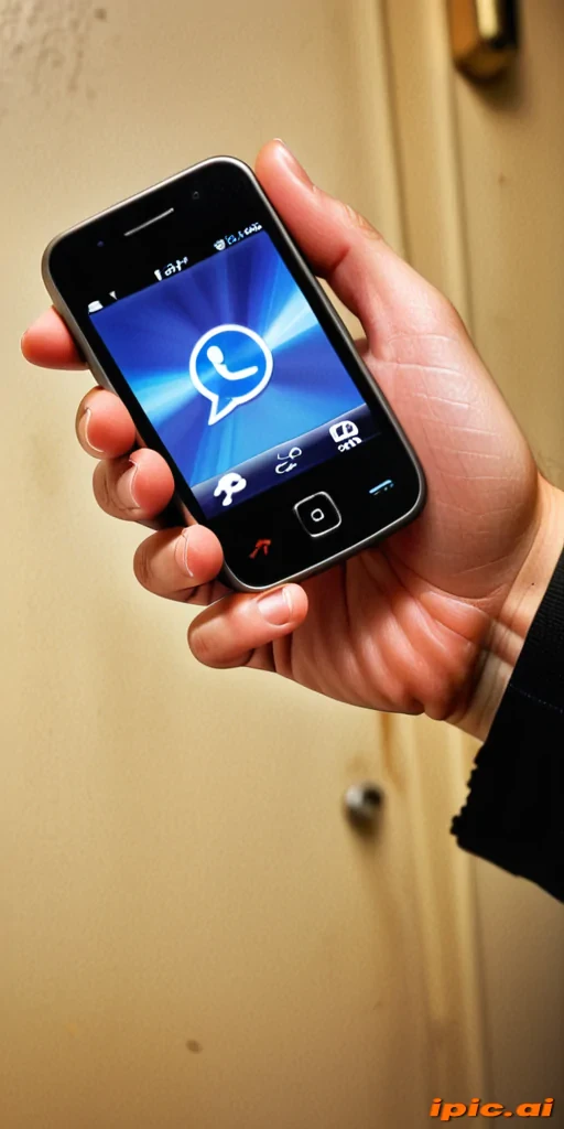 hand holding cell phone