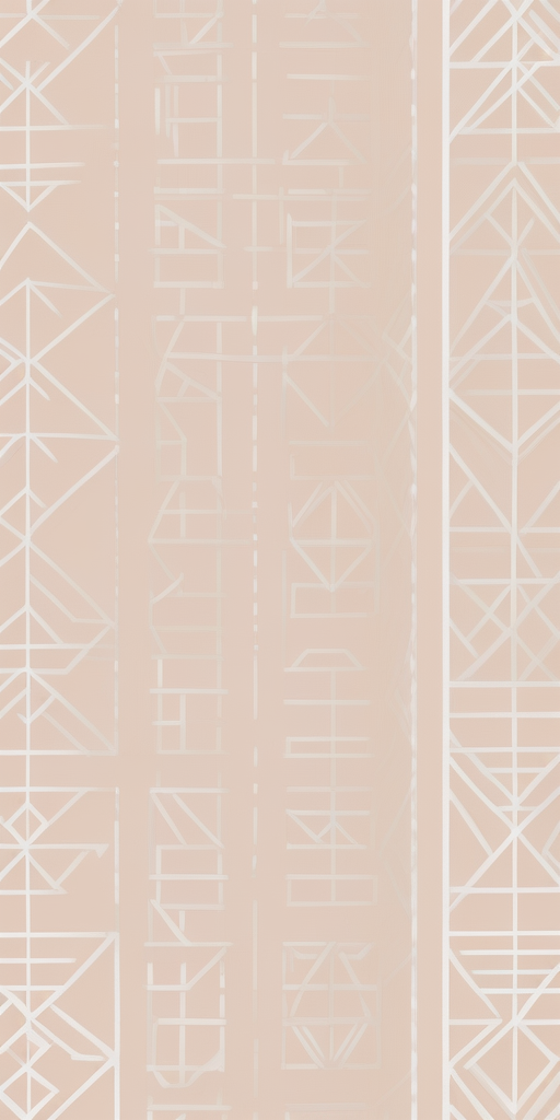 Abstract Geometric Pattern with Soft Pastel Colors and Intricate Designs.