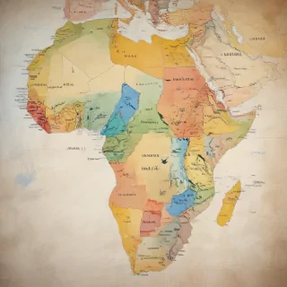 map of africa