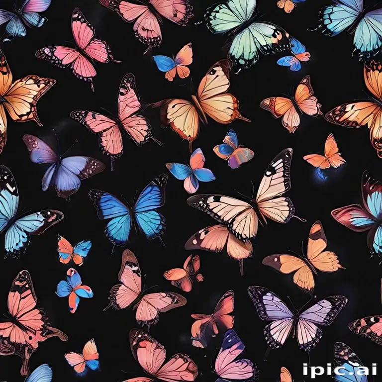butterfly background aesthetic