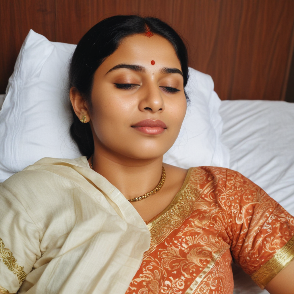 kerala aunty sleeping in churidar
