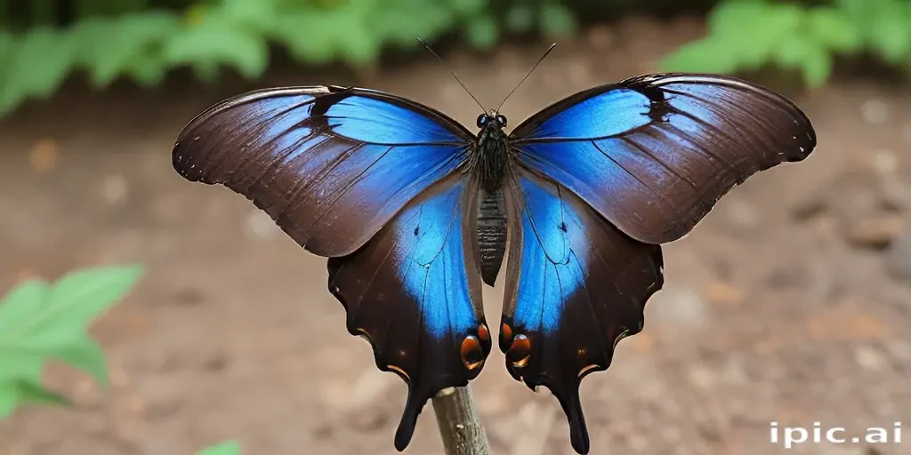 blue morpho butterfly