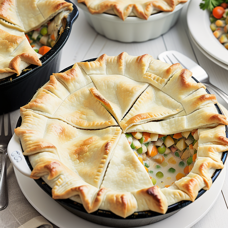 what to eat with chicken pot pie