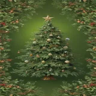 green christmas bg