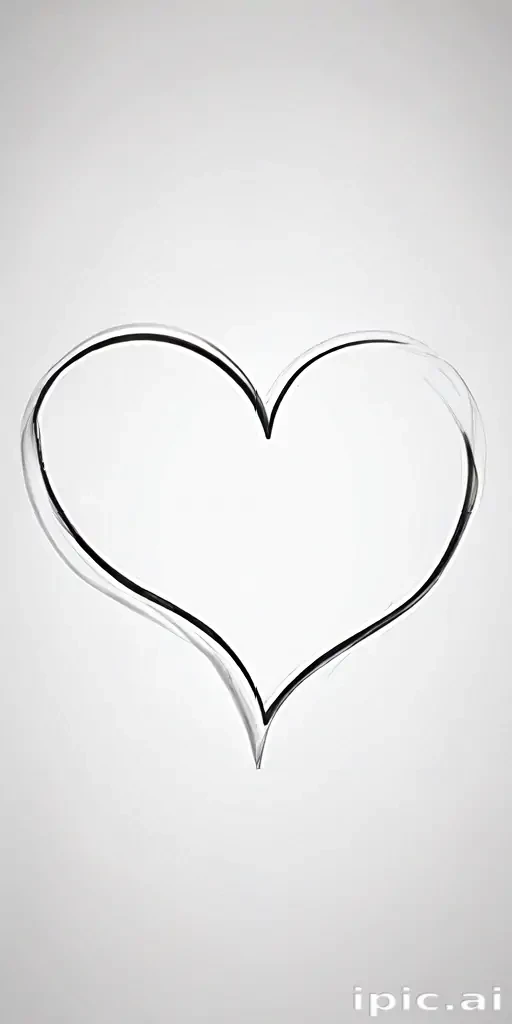 heart outline transparent