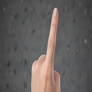 middle finger background