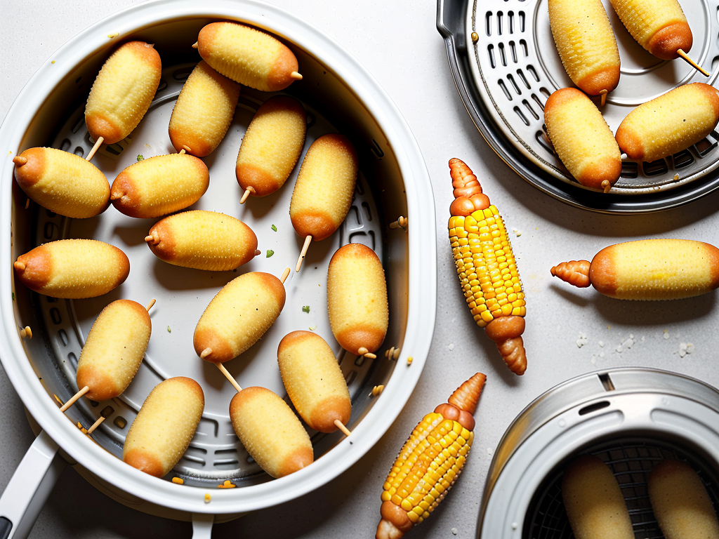 how to cook mini corn dogs in air fryer