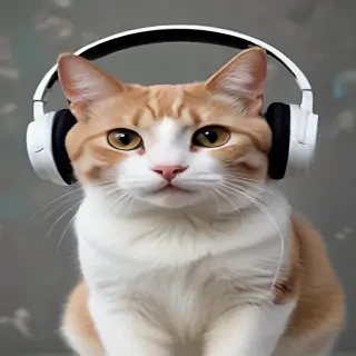 cat headphones png