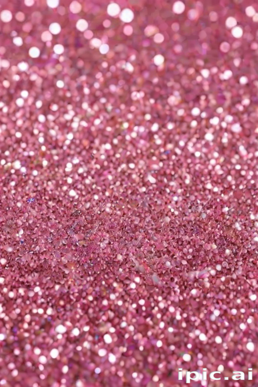 pink glitter aesthetic