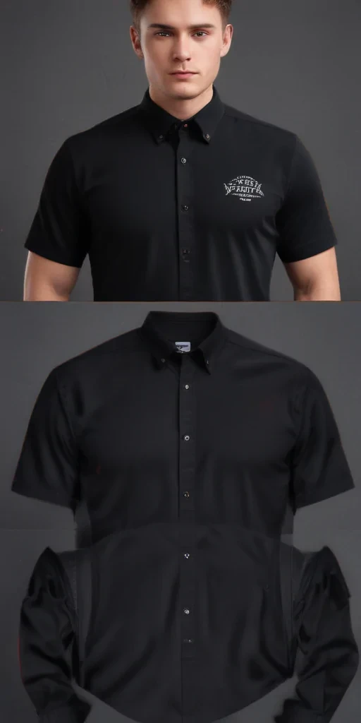 black mockup shirt