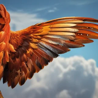 wings with background