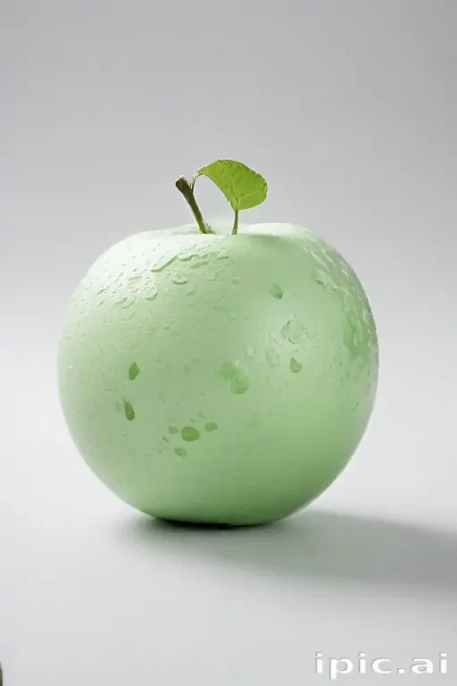 green on white background