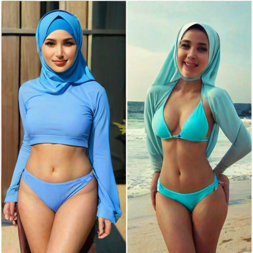 hijab bikini