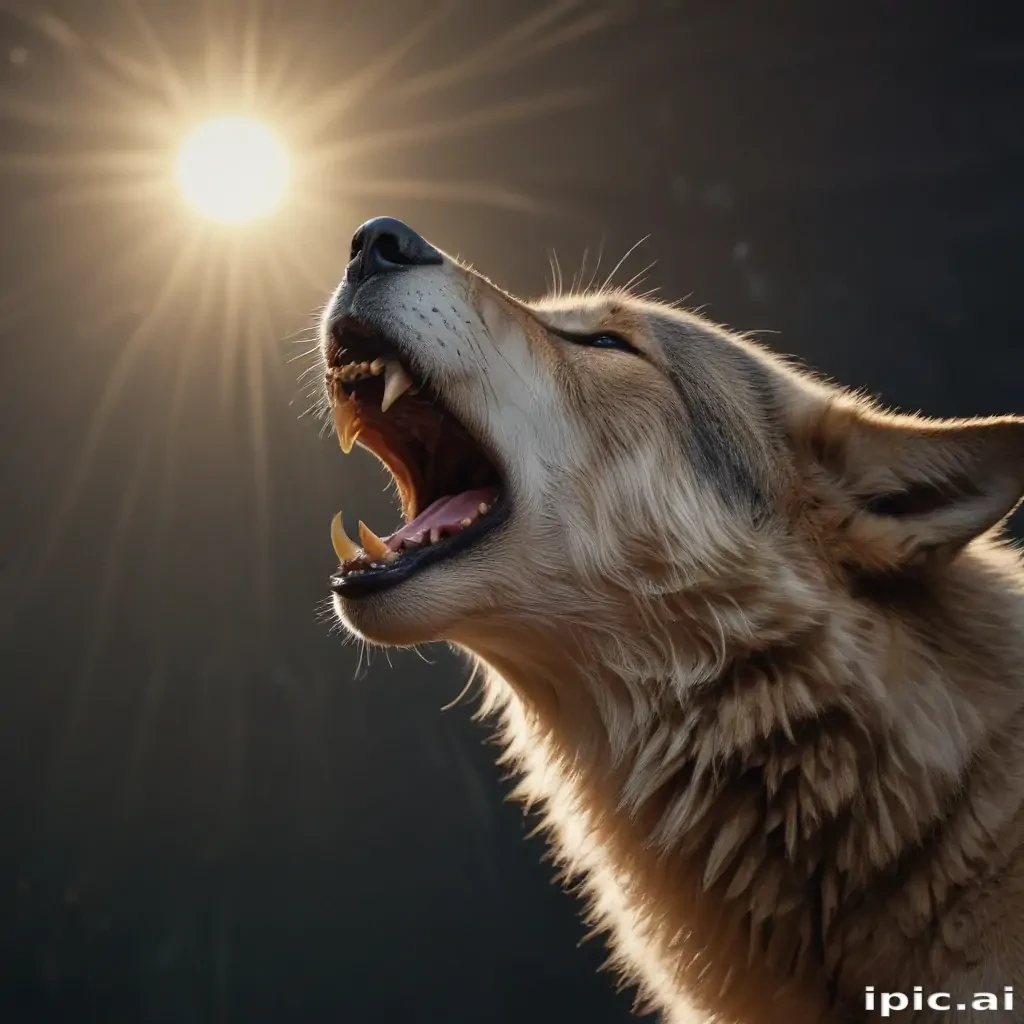wolf howl png