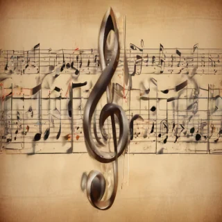 music note transparent background