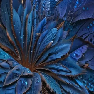 blue wallpaper iphone 4k