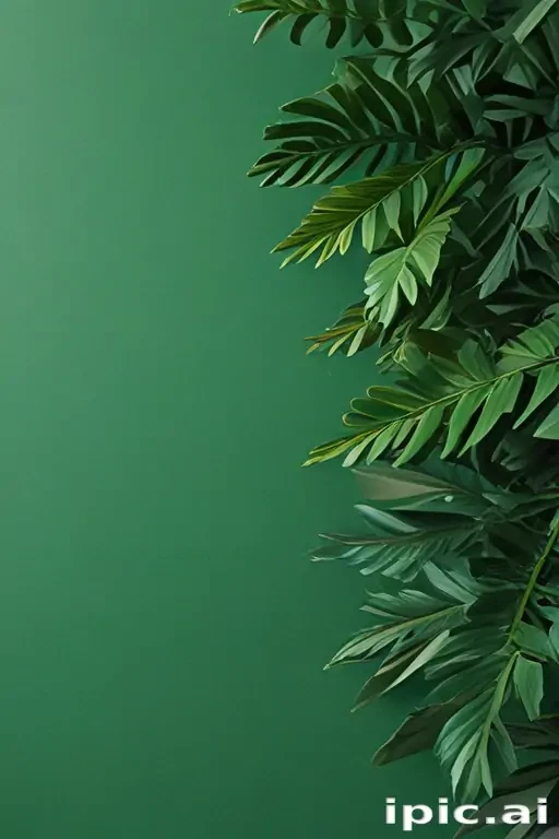 aesthetic green background