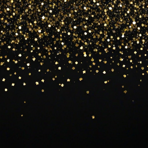 black background glitter