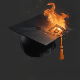 graduation cap transparent background