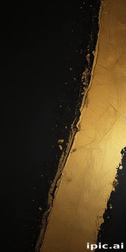 gold black background