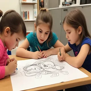 kids drawing