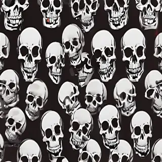 skull background