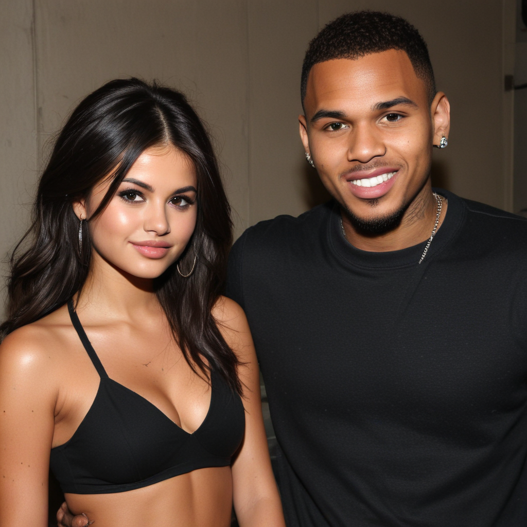 chris brown selena gomez