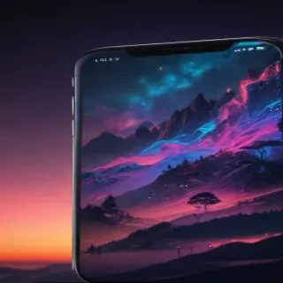 lock screen neon wallpaper iphone