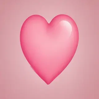 pink heart clipart