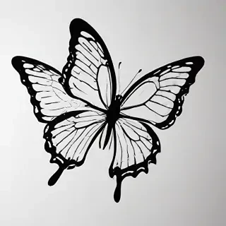 butterfly outline