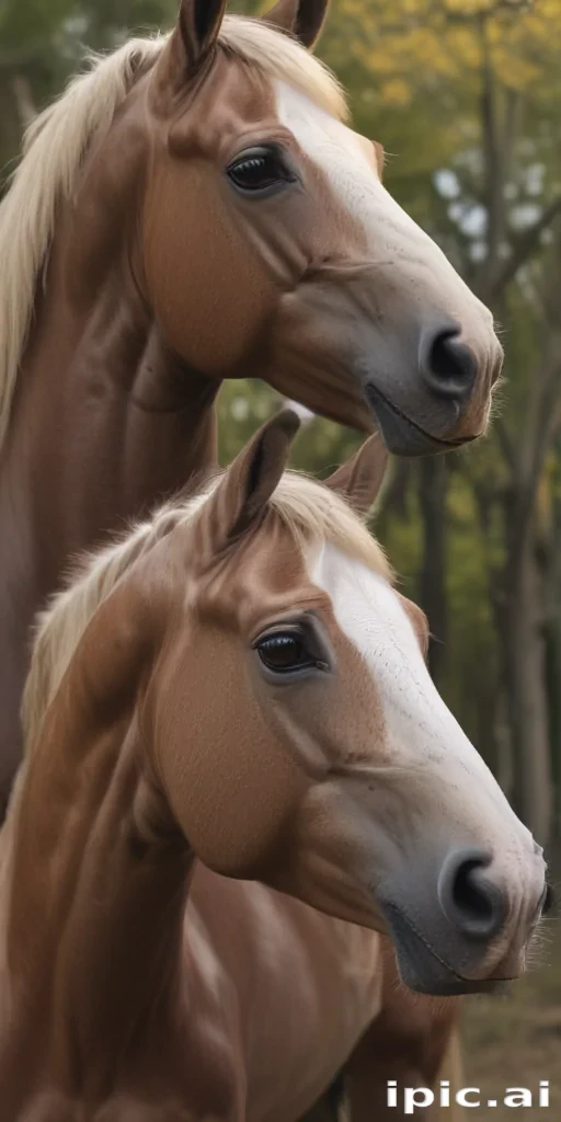 cartoon horses