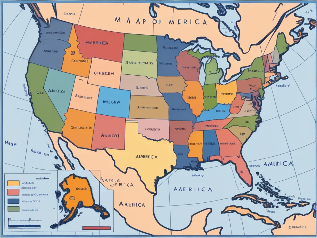 map of america