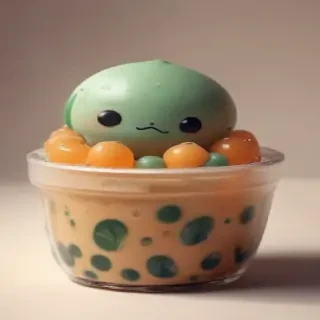 cute boba backgrounds