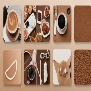 aesthetic instagram highlight covers brown