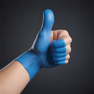 blue thumbs up emoji