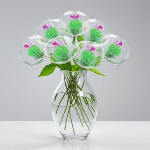 transparent flowers